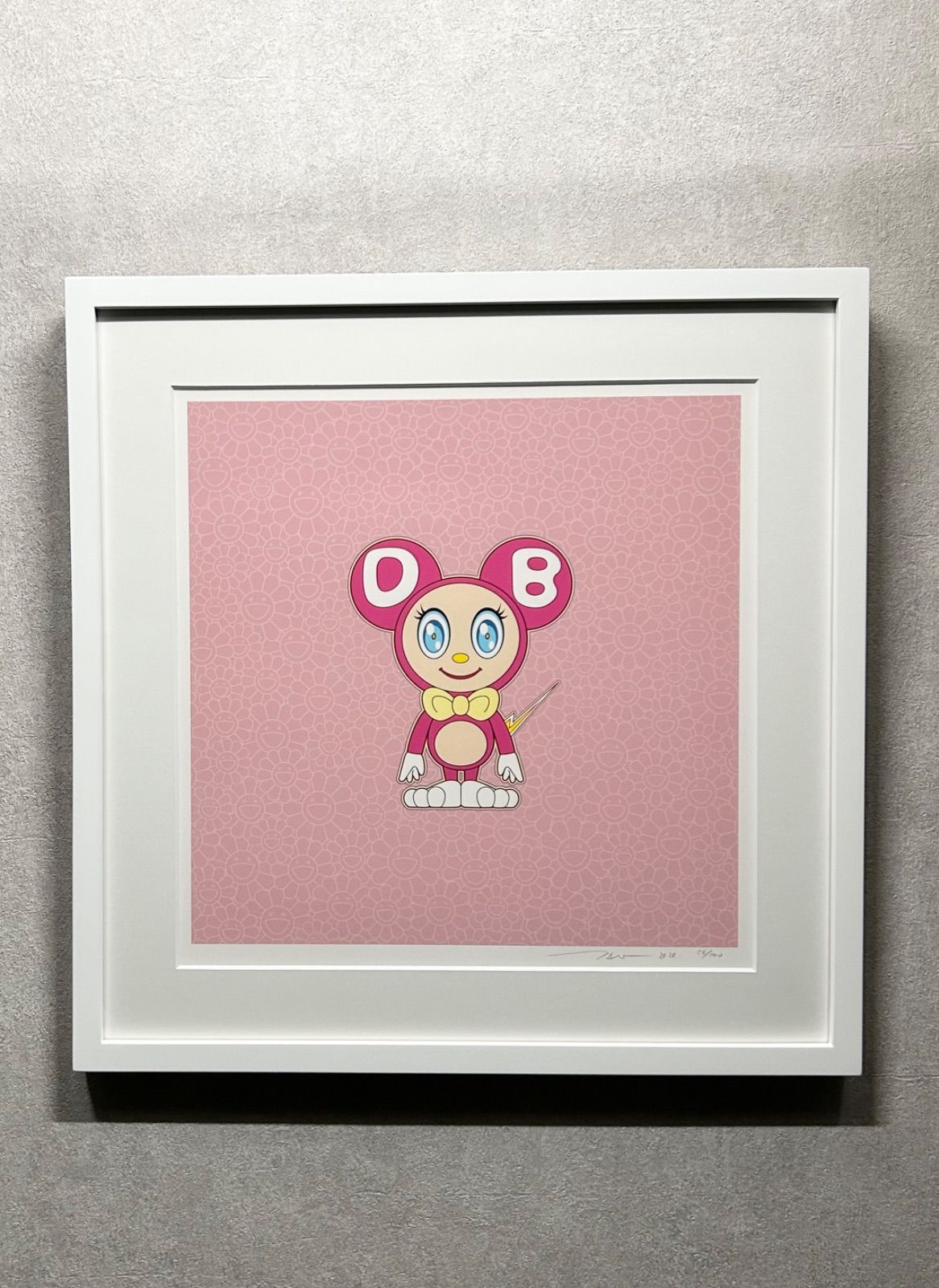 MEDICOM TOY - 新品未開封 DOB 2020 Light PINK ED100 村上隆 版画 村上隆 版画 DOB Light pink Takashi Murakami 2020 リトグラフ 村上隆