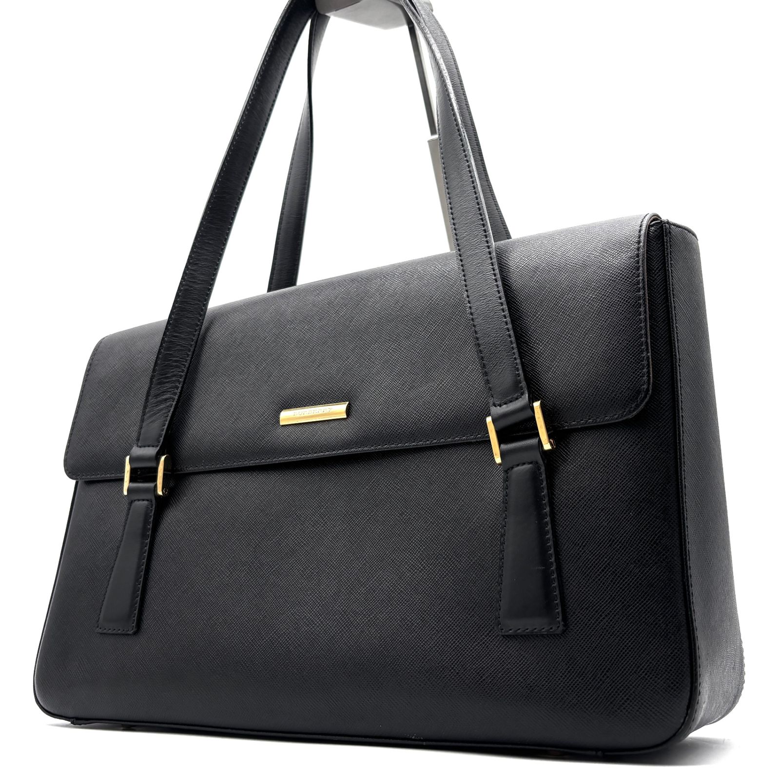 未使用に近い Burberry バーバリー ノバチェック フラップ トート 