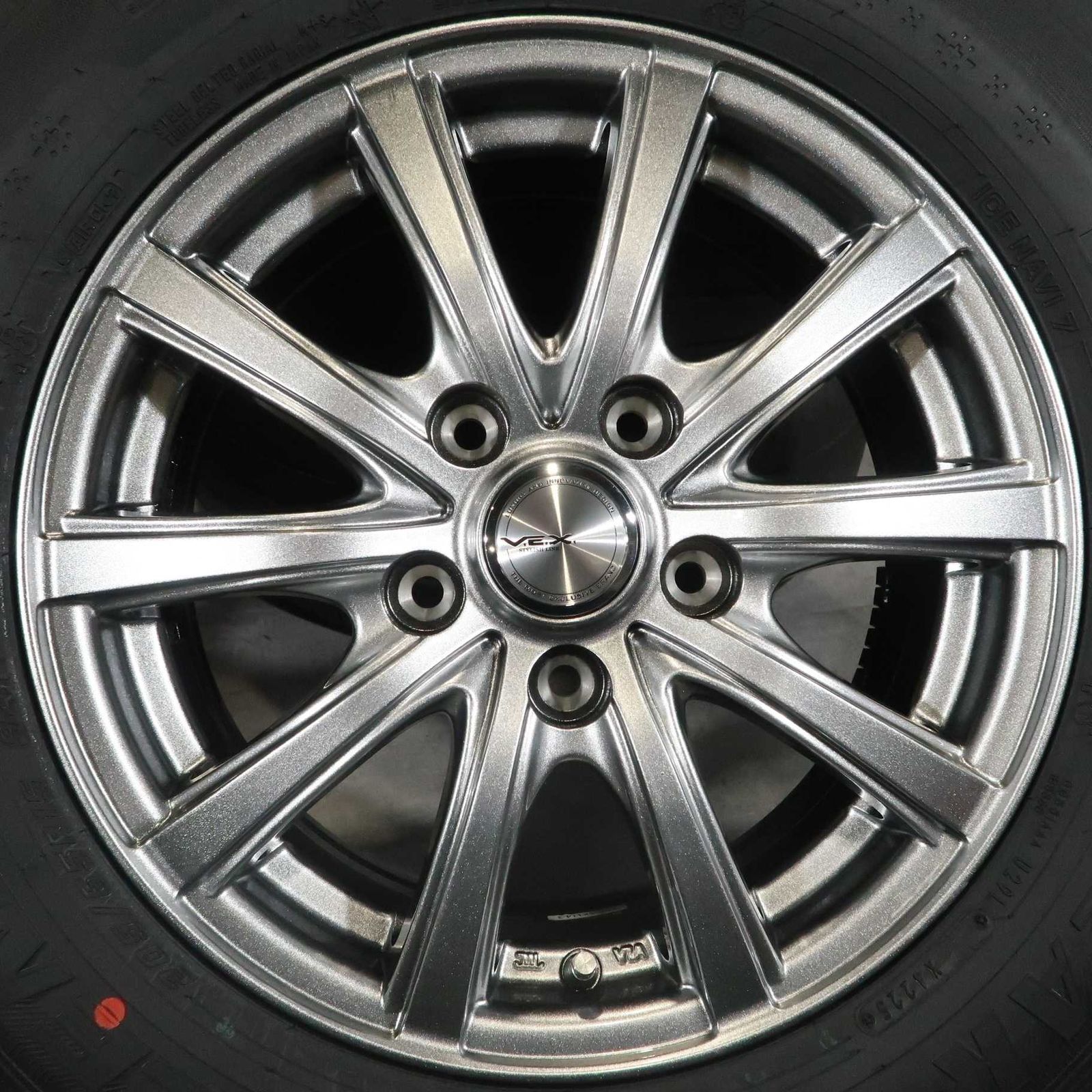 アドバンティRステラ　18×7J+53 5/114.3 215/45-18 4本　ステップワゴン　ヴォクシー　ノアなど ヴォクシー ノア 80 ステップワゴン RK 等 4本 社外 15インチ 6J +53