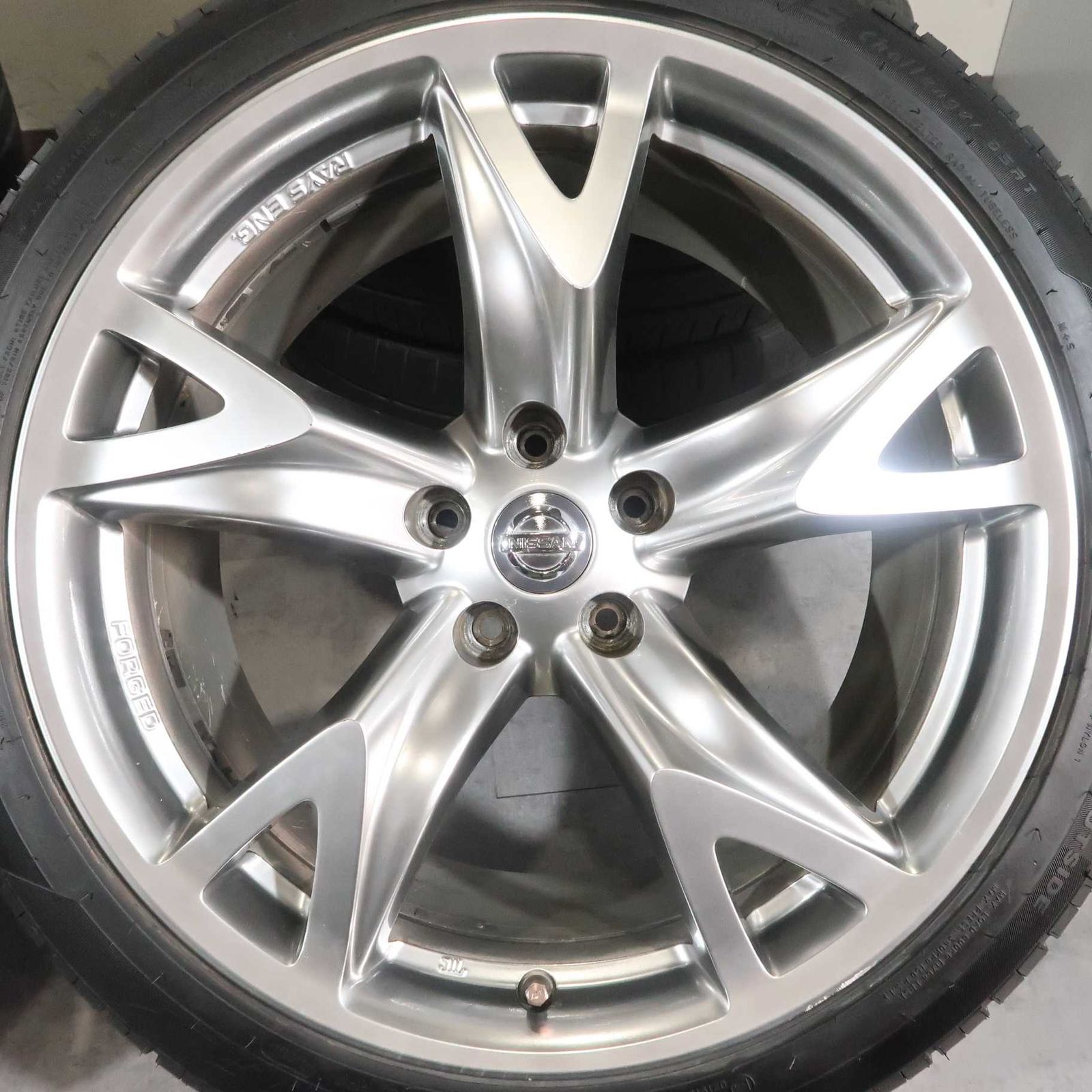 4本 日産 フェアレディZ Z34 純正 19インチ 9J +47 10J +30 5H PCD 
