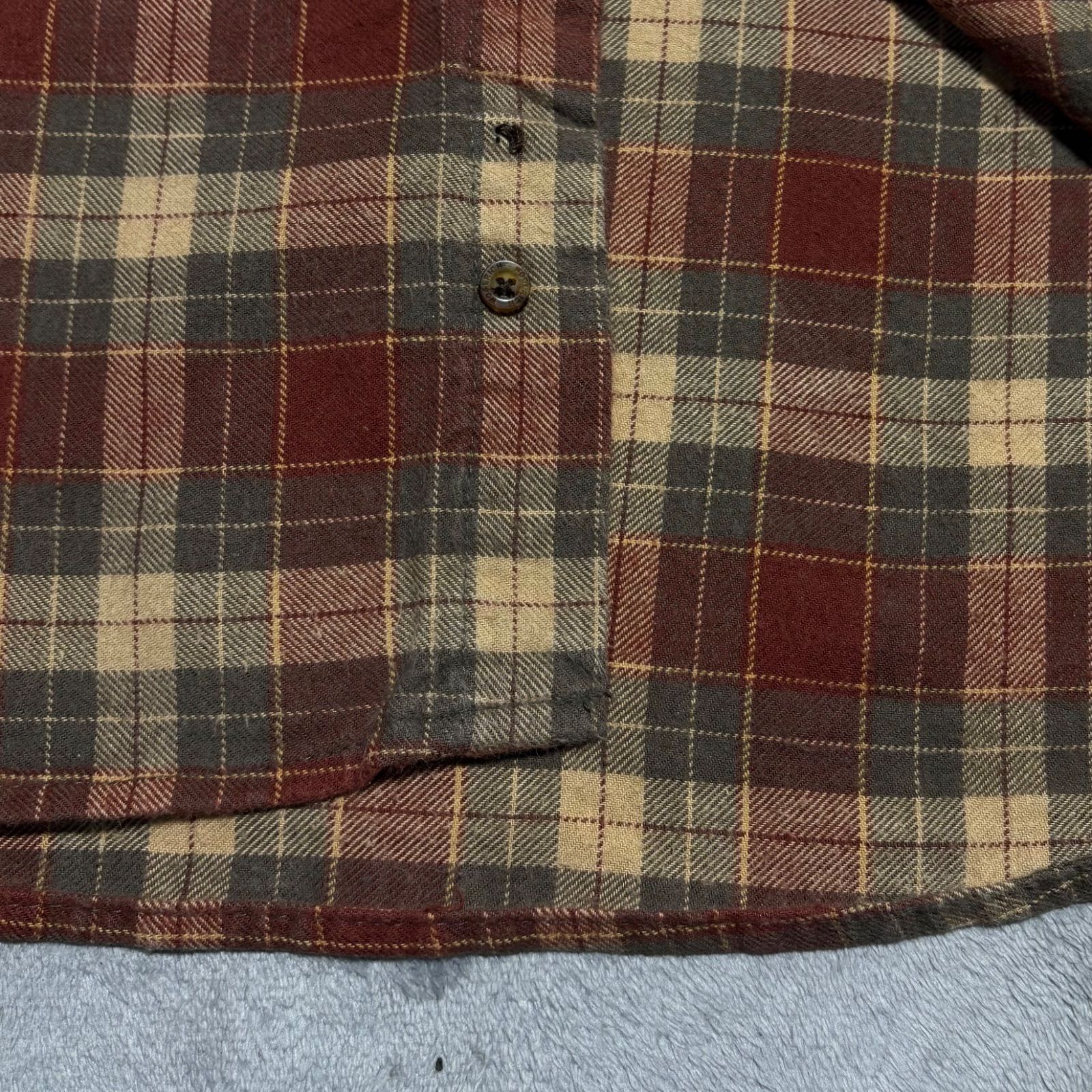 02M695◯ WOOLRICH オンブレ シャモアクロス BDシャツ M WOOLRICH ウールリッチ JOHNRICH&BROS ジョンリッチアンドブラザーズ