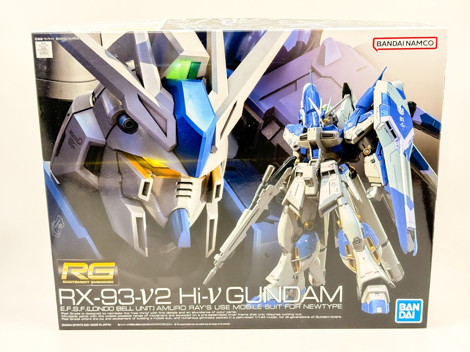 BANDAI RG 1/144 Hi-νガンダム RX-93-v2 未組立プラモデル - メルカリ