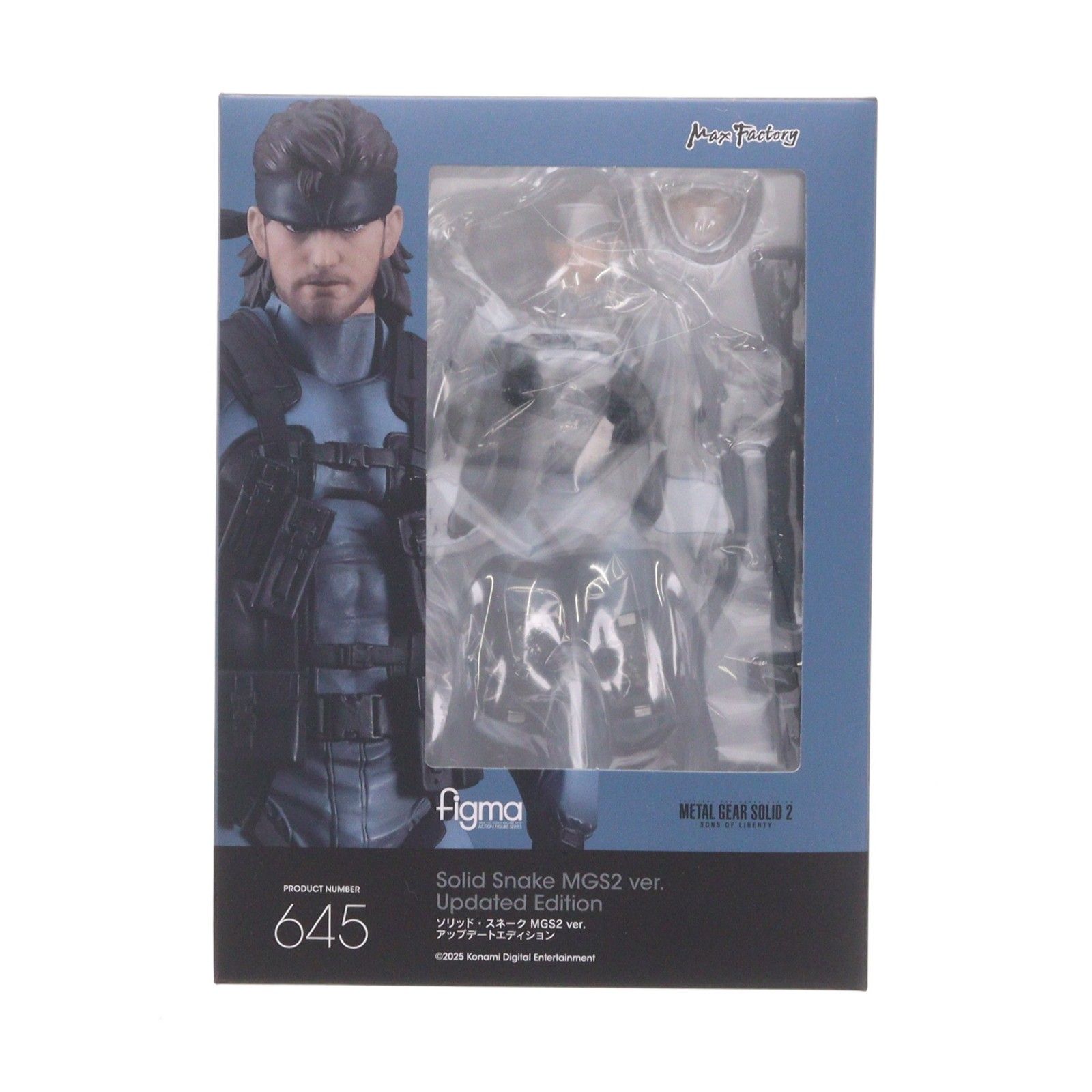 figma(フィグマ) 645 ソリッド・スネーク MGS2 ver. アップデートエディション METAL GEAR SOLID2 SONS OF LIBERTY(メタルギアソリッド2 サンズ・オブ・リバティ) 完成品 可動フィギュア マックスファクトリー