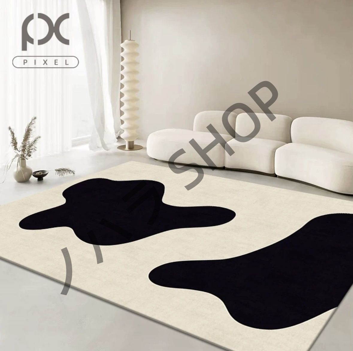 200*300cm/多機能使用/カーペット/滑り止め付き /ラグ マット /ベッドルーム リビングルーム 寝室の部屋 /マット/カーペット/ #E087