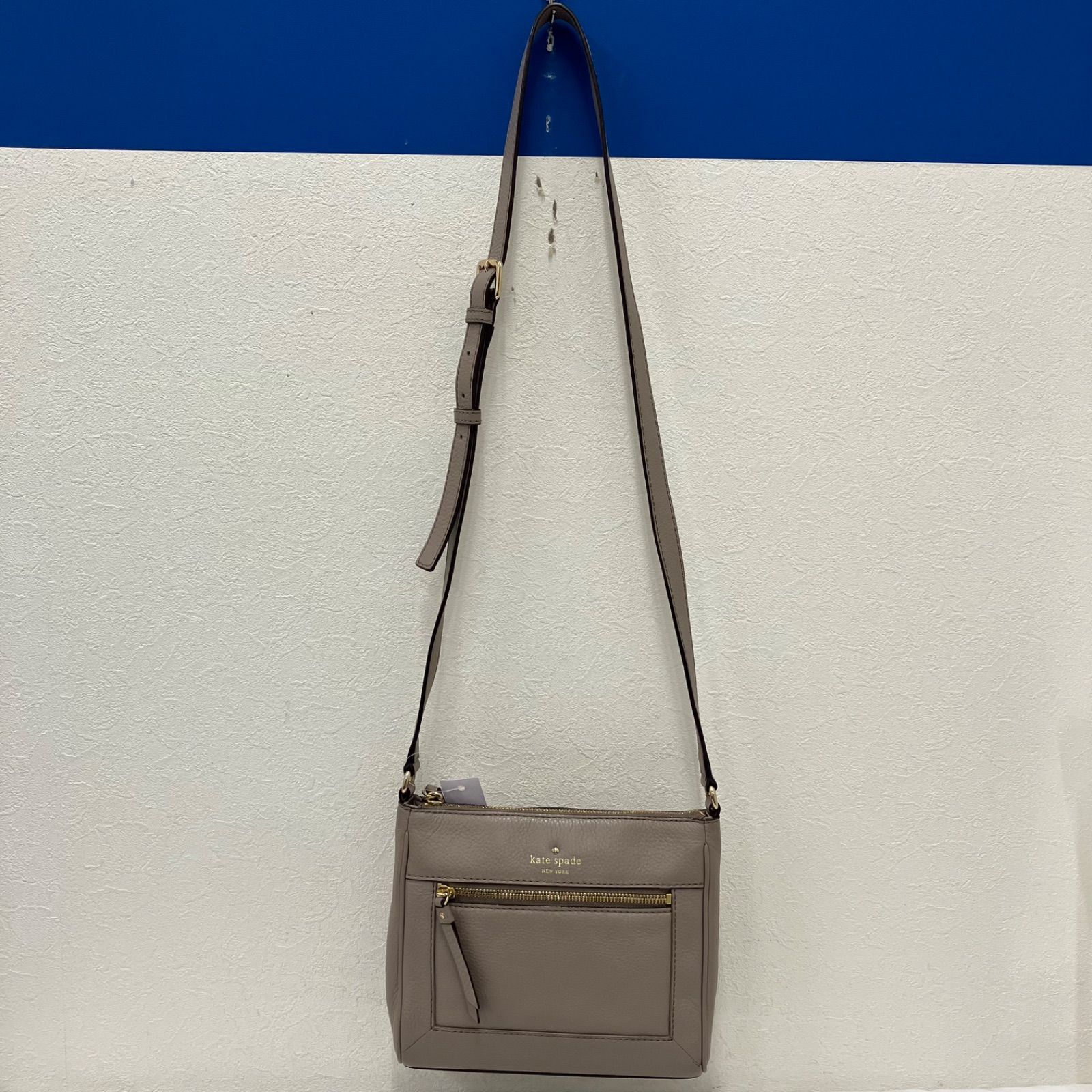 3643 kate spade ケイトスペード ショルダーバッグ グレーベージュ系 