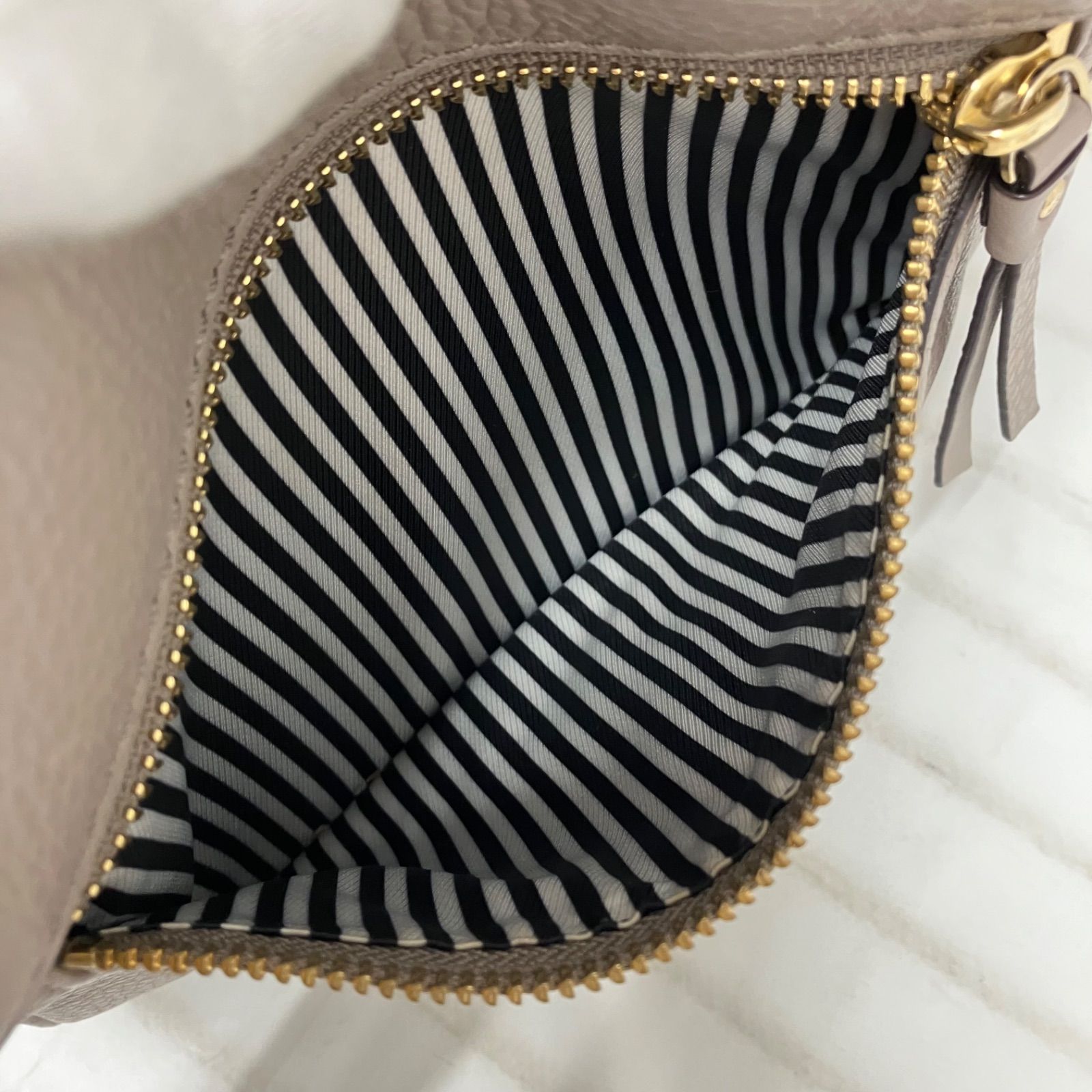 3643 kate spade ケイトスペード ショルダーバッグ グレーベージュ系 