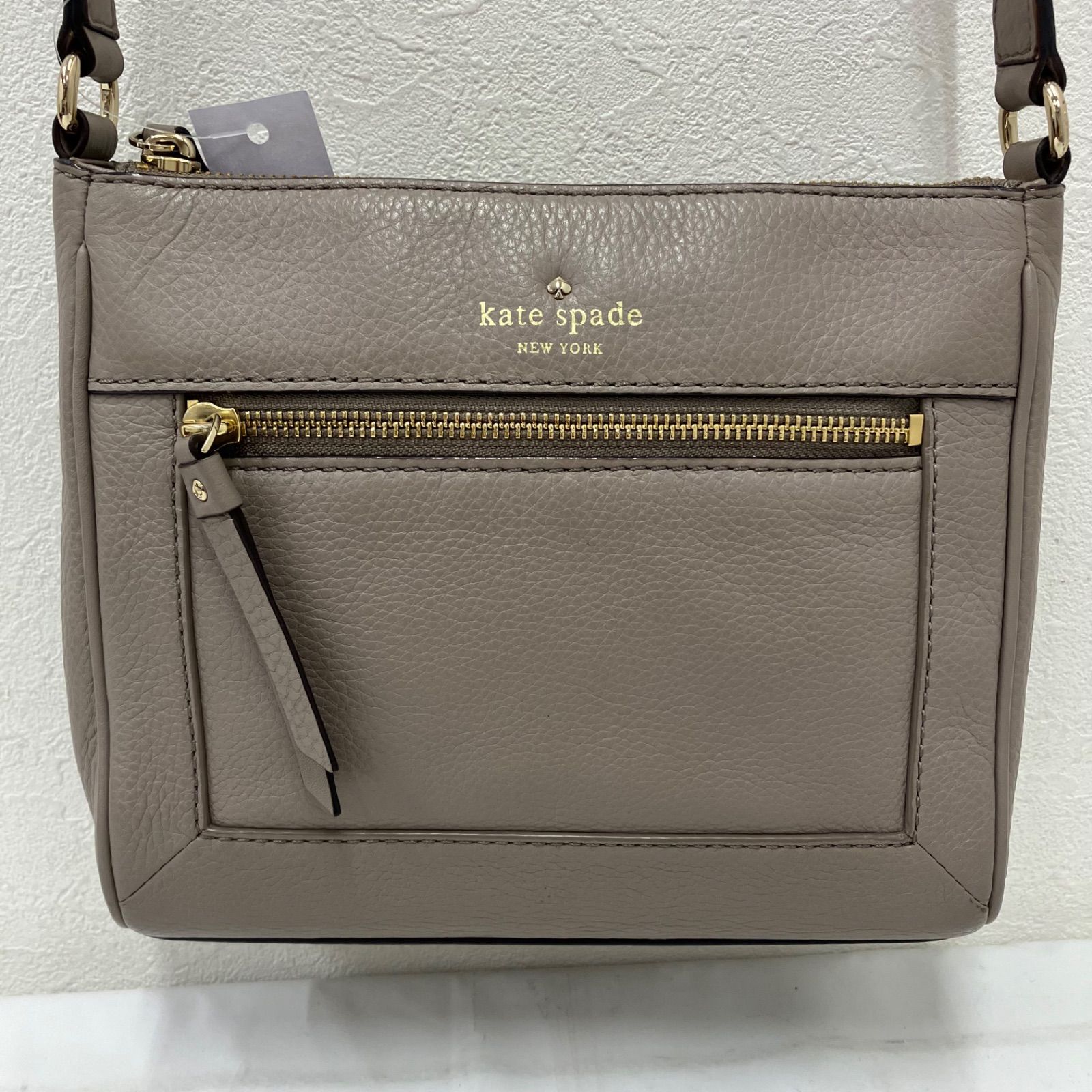 3643 kate spade ケイトスペード ショルダーバッグ グレーベージュ系 