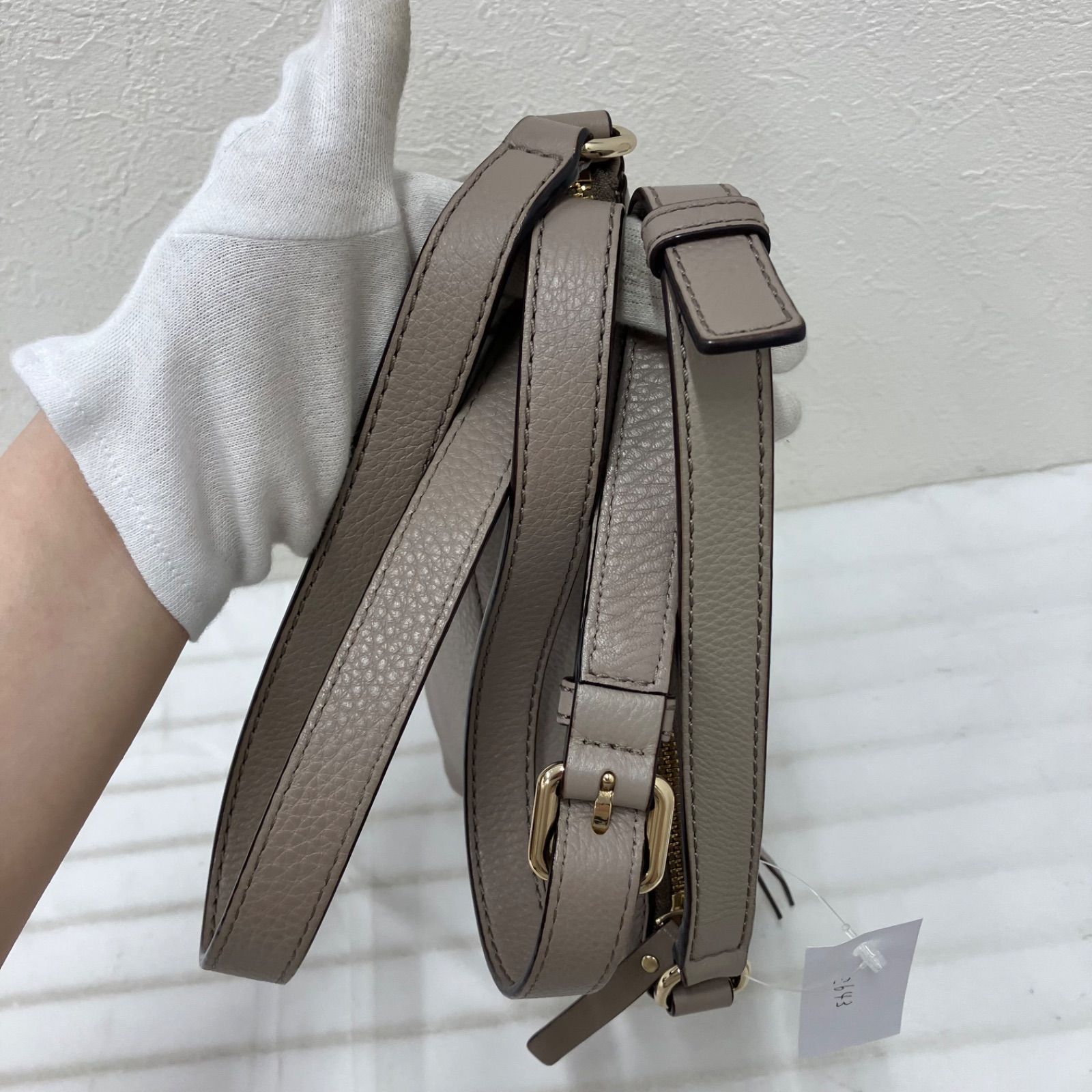 3643 kate spade ケイトスペード ショルダーバッグ グレーベージュ系 