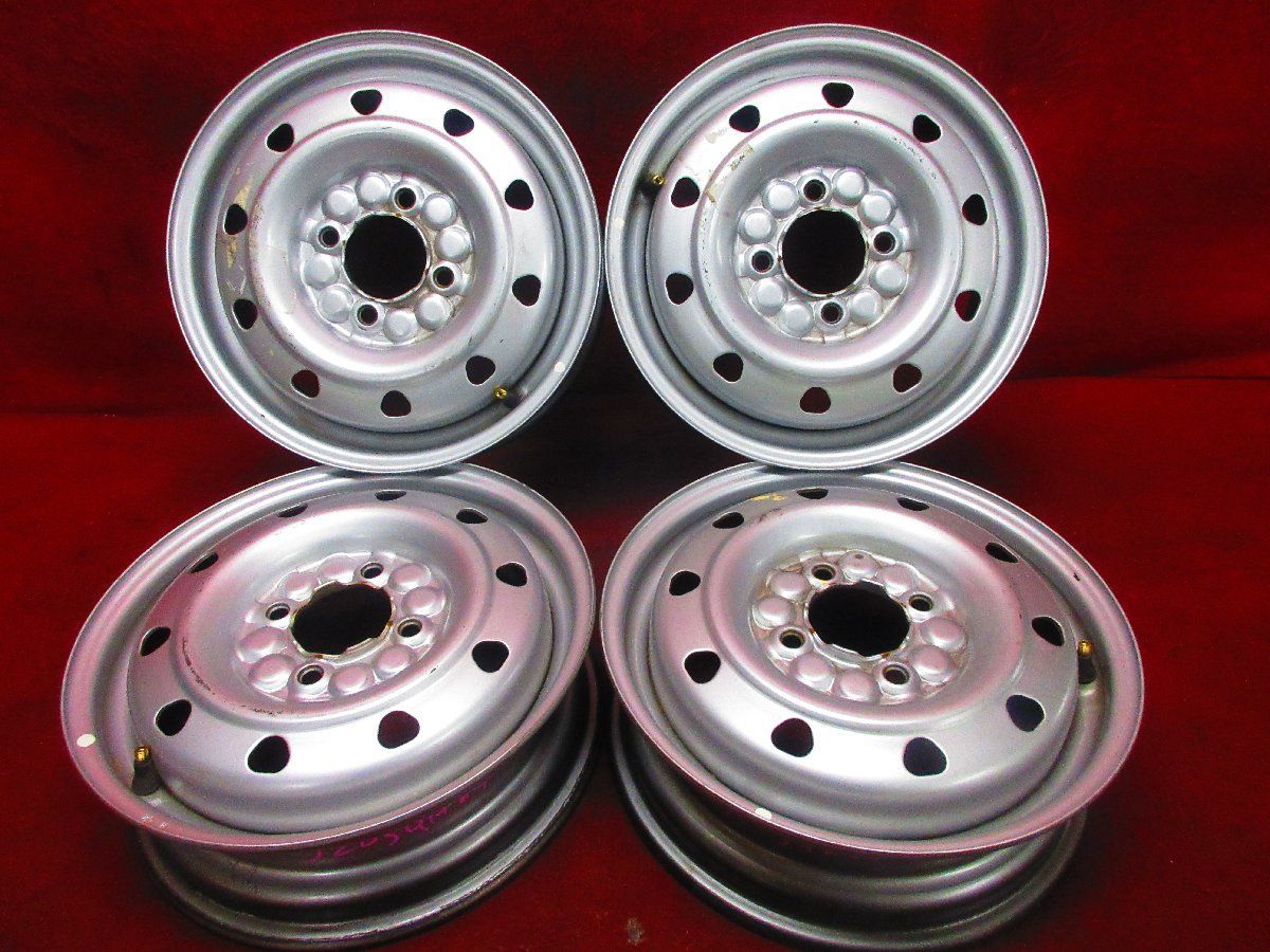 スチール ホイール 4本 13×4.00B 4穴 PCD 100 +45 ハブ径 67 スズキ