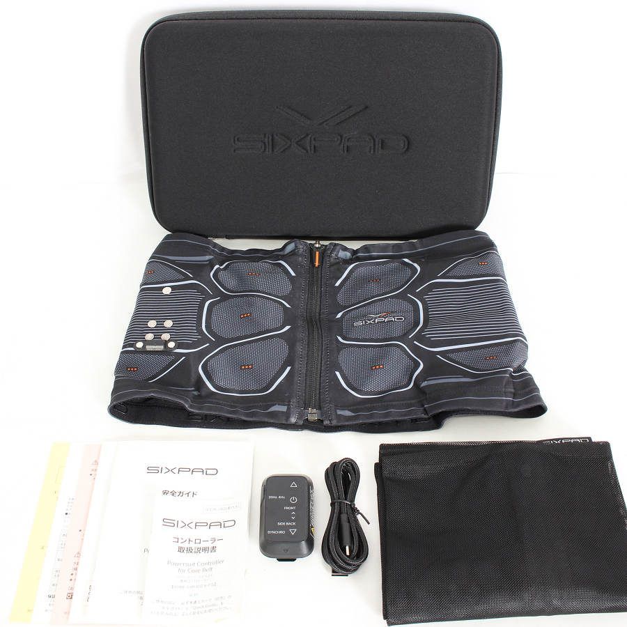 MTG SIXPAD Powersuit Core Belt SE-BS-00B-M ホームジム対応モデル Mサイズ シックスパッド パワースーツ コアベルト 本体
