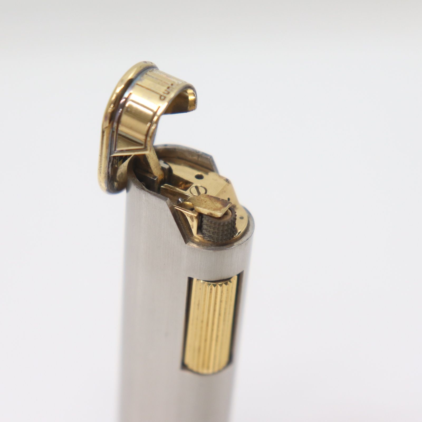 IT8L76D1KY14 dunhill ダンヒル ライター スリム 石あり シルバー 