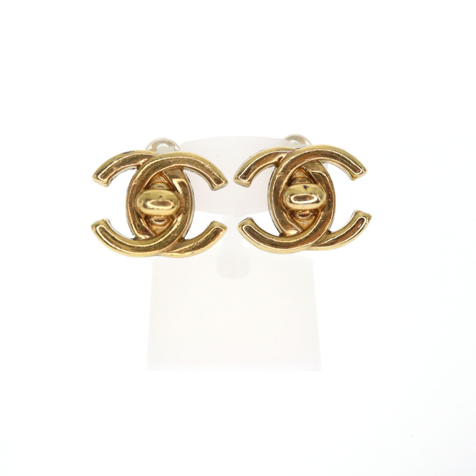 【中古】CHANEL シャネル ココマークイヤリング レディース ゴールド ブランドアクセサリー