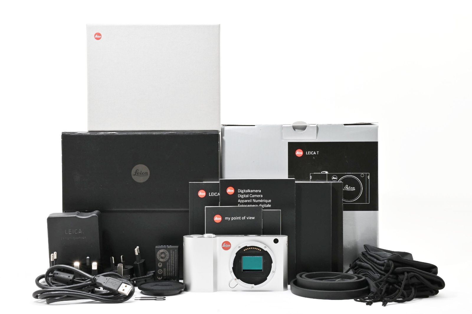 【返品保証】★美品★ライカ Leica T (Typ 701) ボディ シルバー★ L660#7465