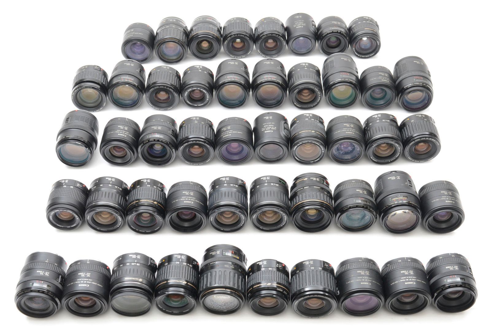 ★まとめ売り★48本まとめ キヤノン Canon EFレンズ EF 28-80mm / 35-70mm / 28-105mm / 35-135mm★ L578#7389