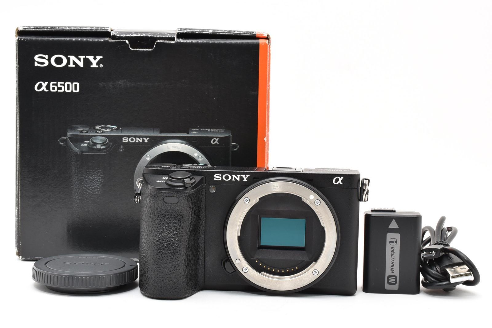 SONYα6500ボディ　ショット数7855枚　付属品多数 返品保証】☆美品☆ソニー SONY α6500 ボディ ILCE-6500 《ショット数