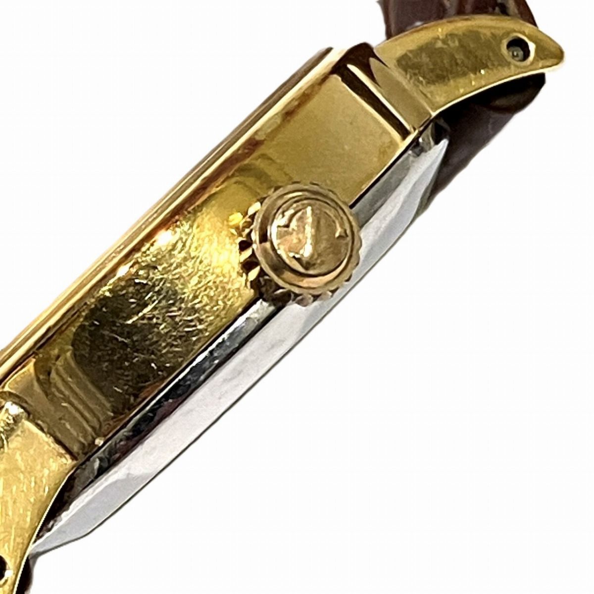 ラドー RADO silhouette 腕時計 総重量約16g SS 本革 手巻き ゴールド 