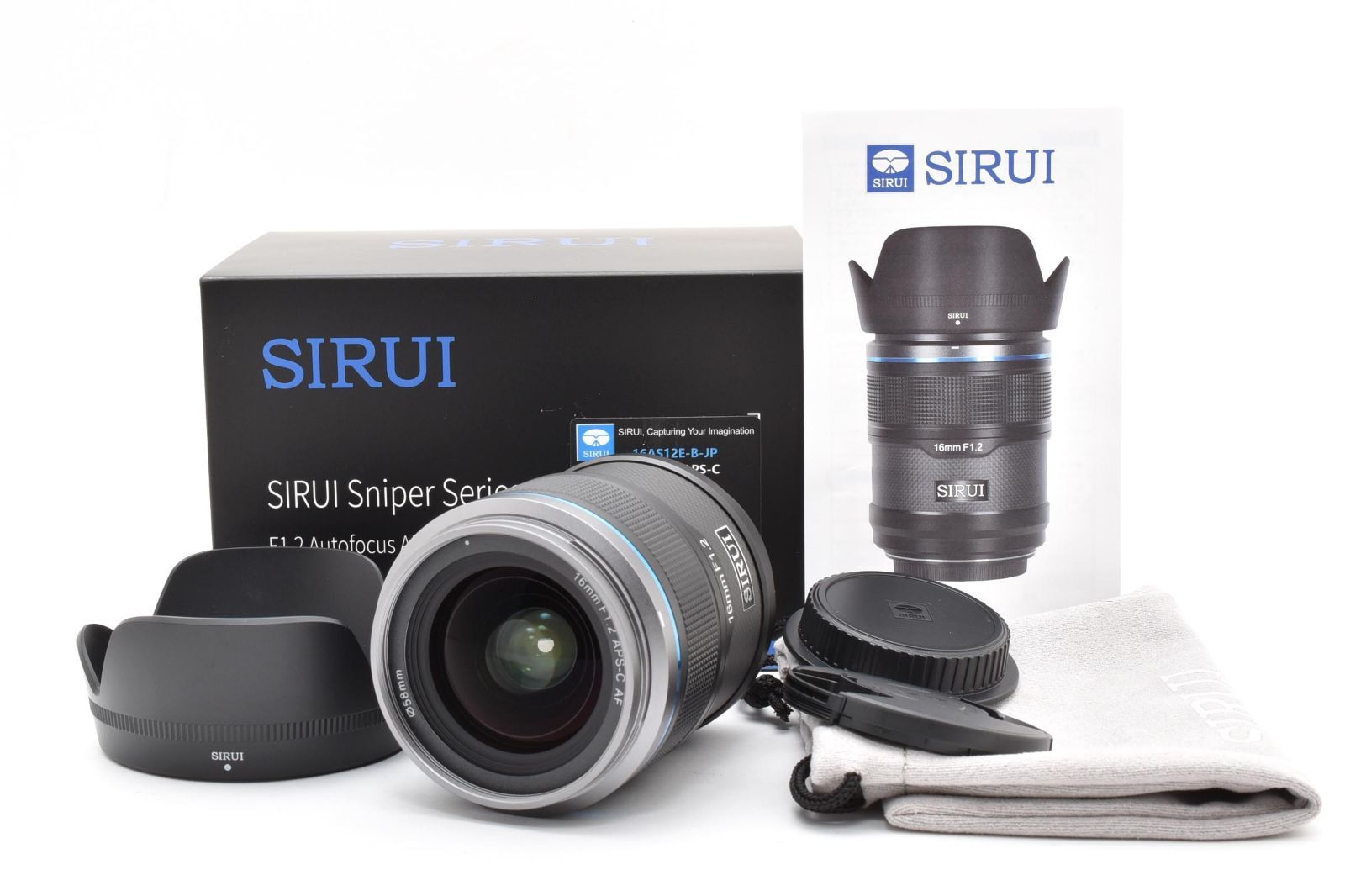 【返品保証】★新品級★シルイ SIRUI Sniper AF 16mm F1.2 ソニーE ブラック 《付属品多数》★ L338#7845 29,770円