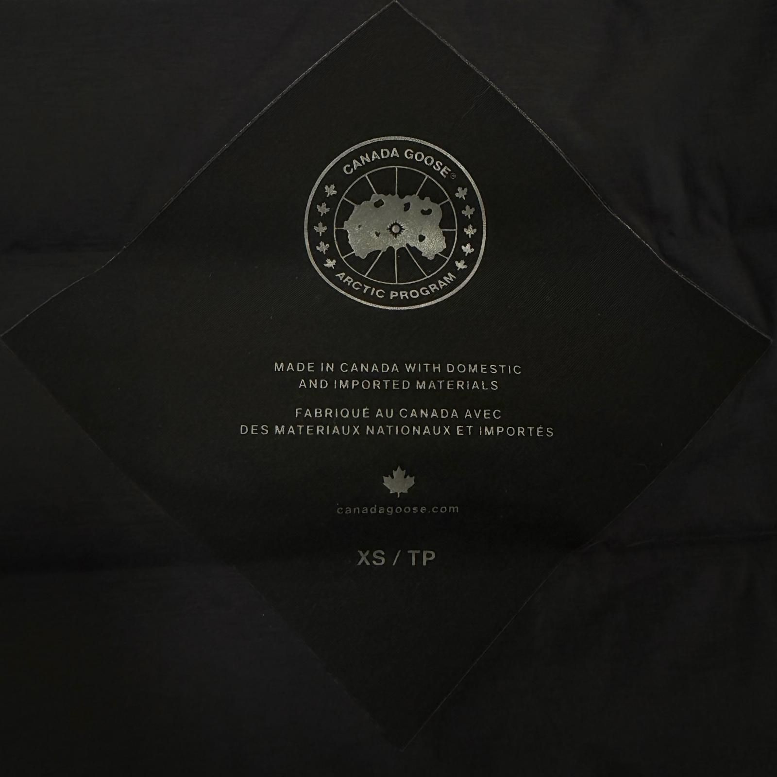 美品▽CANADA GOOSE カナダグース 2735MB ブラックレーベル HYBRIDGE 