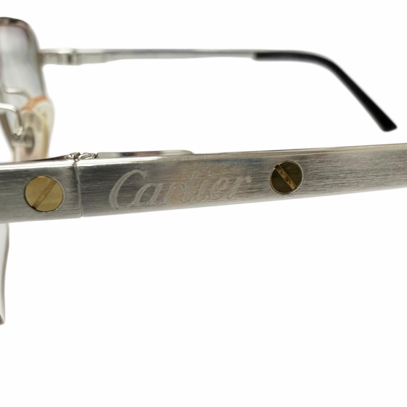良品□Cartier カルティエ サントス ドゥ カルティエ ハーフリム 