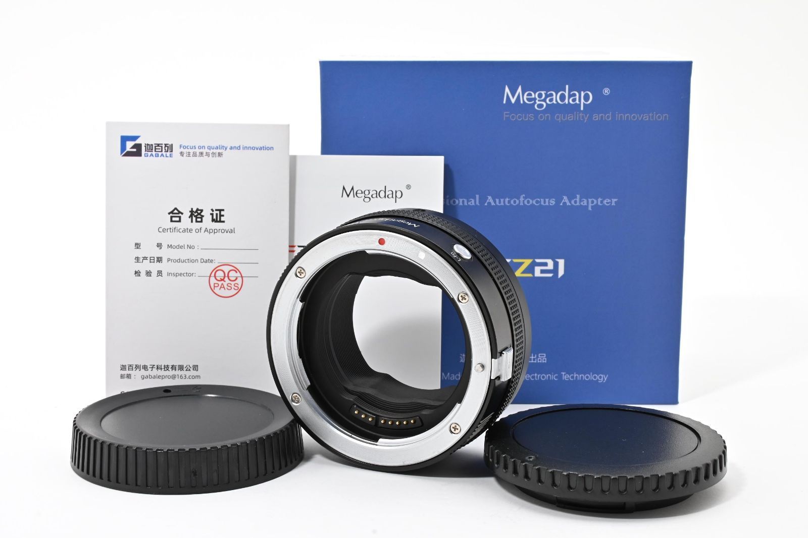 【返品保証】★極上美品★Megadap EFTZ21 マウントアダプター キヤノンEFマウントレンズ→ニコンZマウント変換★ L162#7948