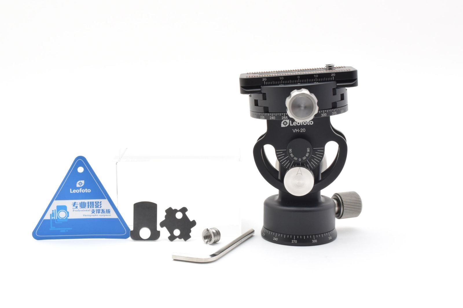 【返品保証】★極上品★レオフォト Leofoto VH-20 2WAYヘッド 一脚用雲台★ L98#8023