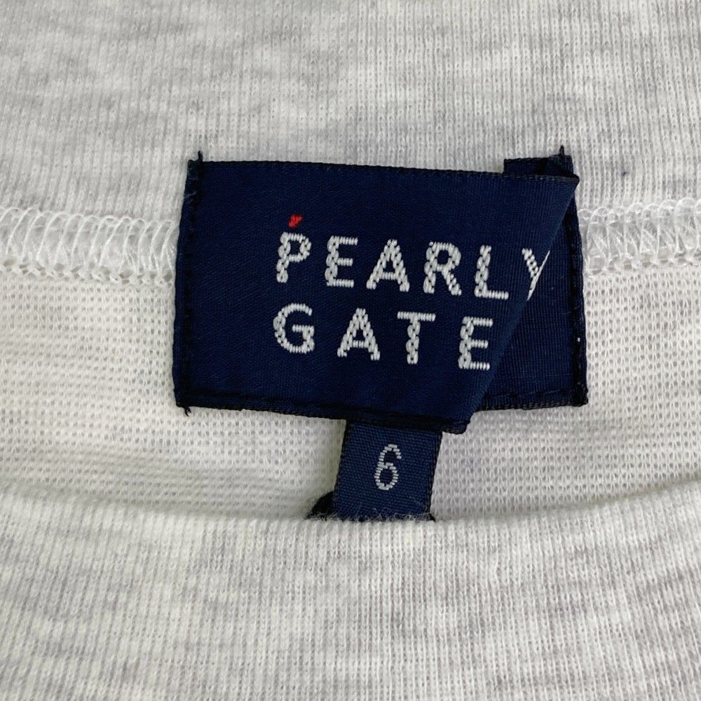 サイズ：6 PEARLY GATES パーリーゲイツ 2024年モデル 半袖Tシャツ  グレー系 [240101453789] ゴルフウェア メンズ ストスト サイズ：6 PEARLY GATES パーリーゲイツ 2024年モデル 半袖Tシャツ