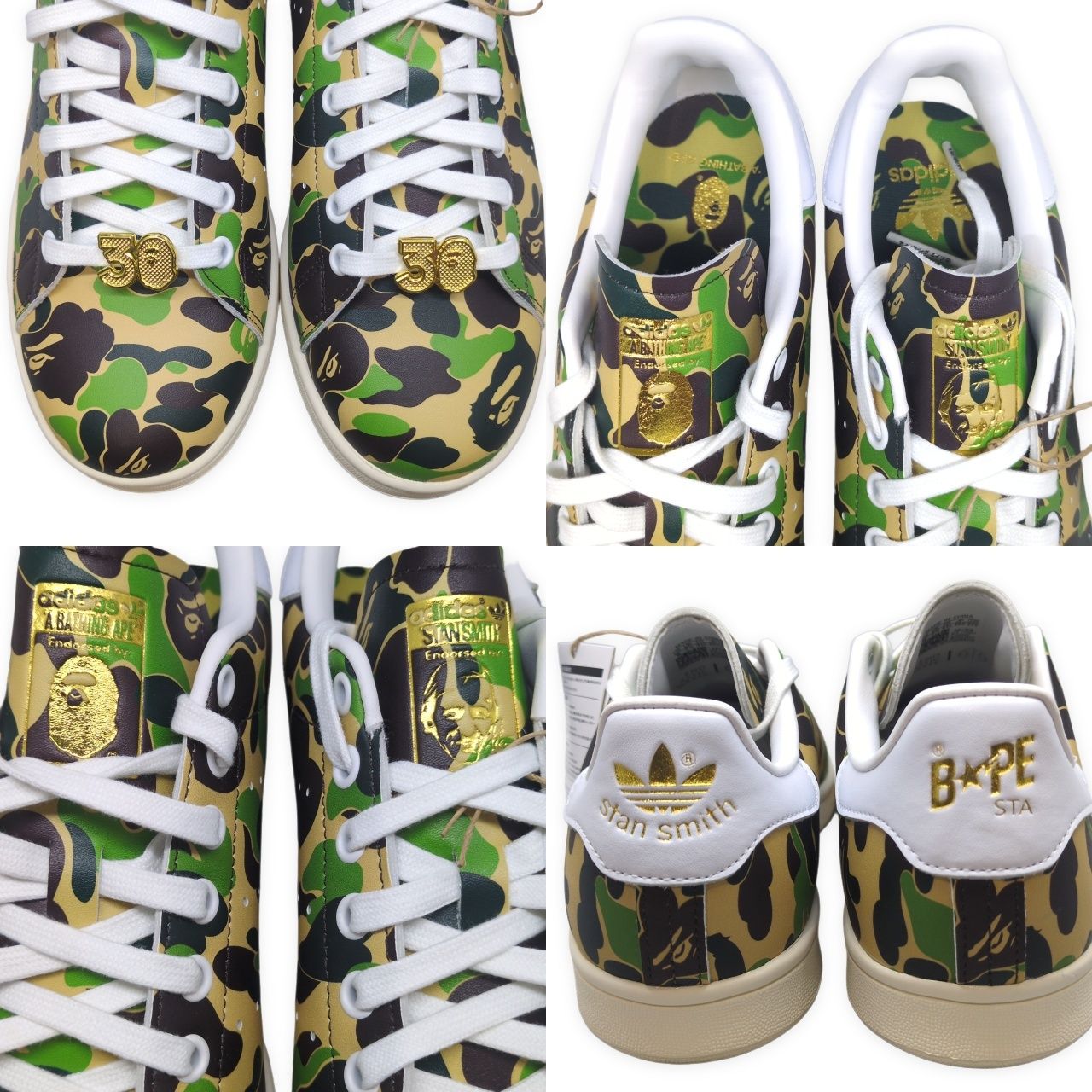 adidas Originals アディダス A BATHING APE Stan Smith 30th