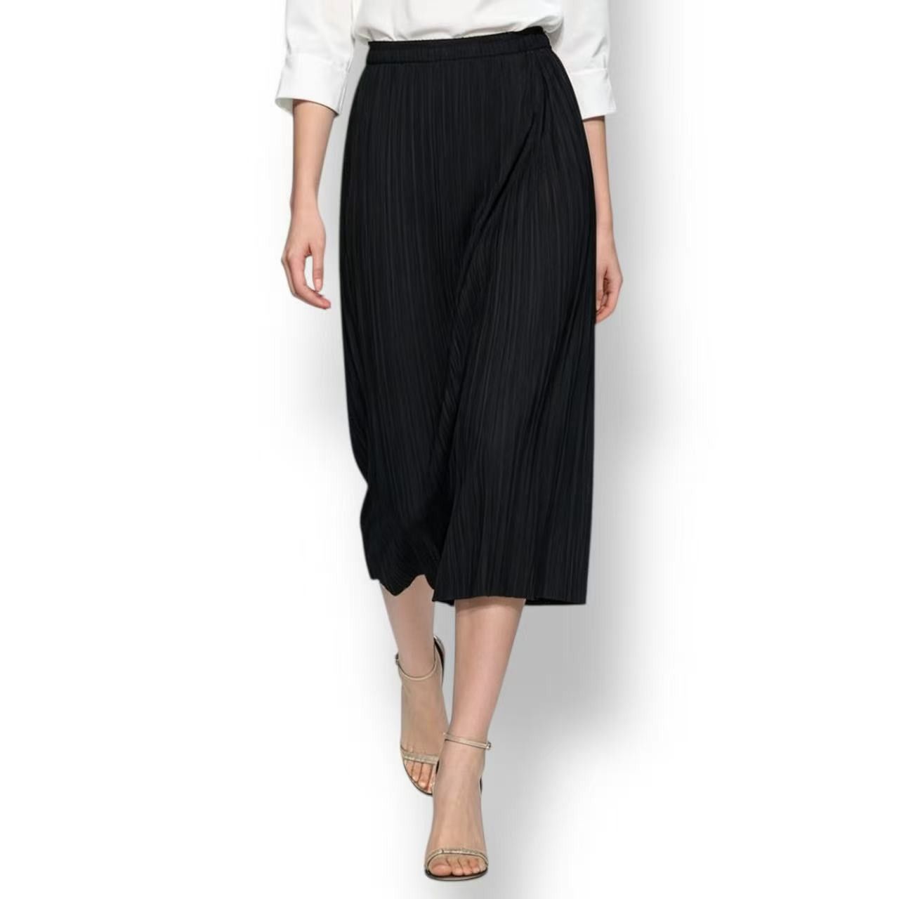 新品同様 ISSEY MIYAKE イッセイミヤケ PLEATS PLEASE プリーツプリーズ スカート ブラック サイズ4