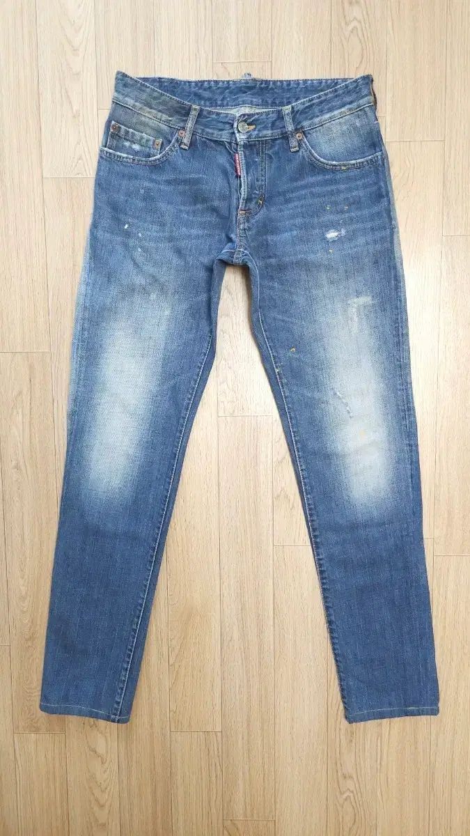 正規品 DSQUARED2 スリム 刺繍ジーン デニム 44 46