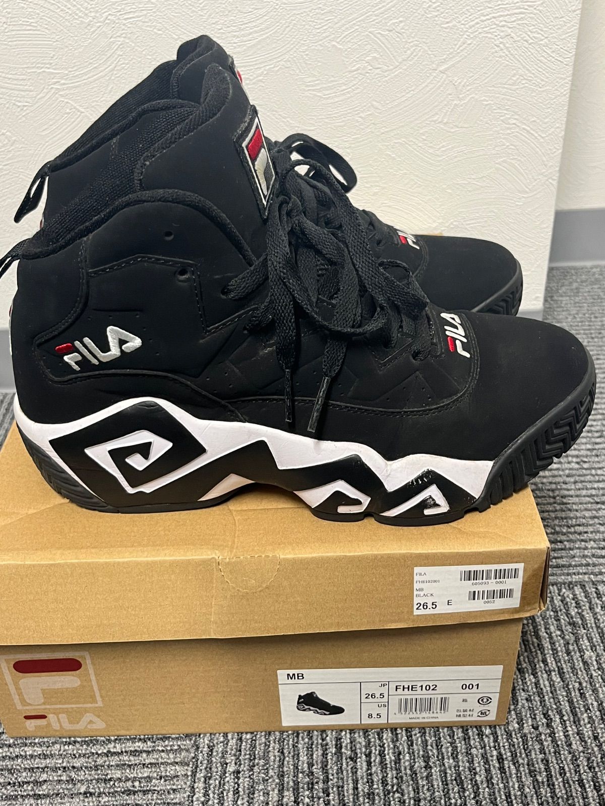 FILA フィラ MB マッシュバーン ブラック 26.5cm - メルカリ