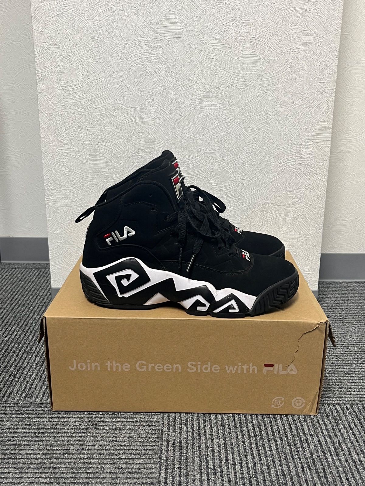 FILA フィラ MB マッシュバーン ブラック 26.5cm - メルカリ