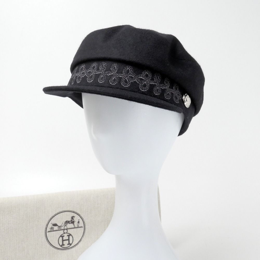 □美品□HERMES エルメス カブール・アン・フィネス キャスケット