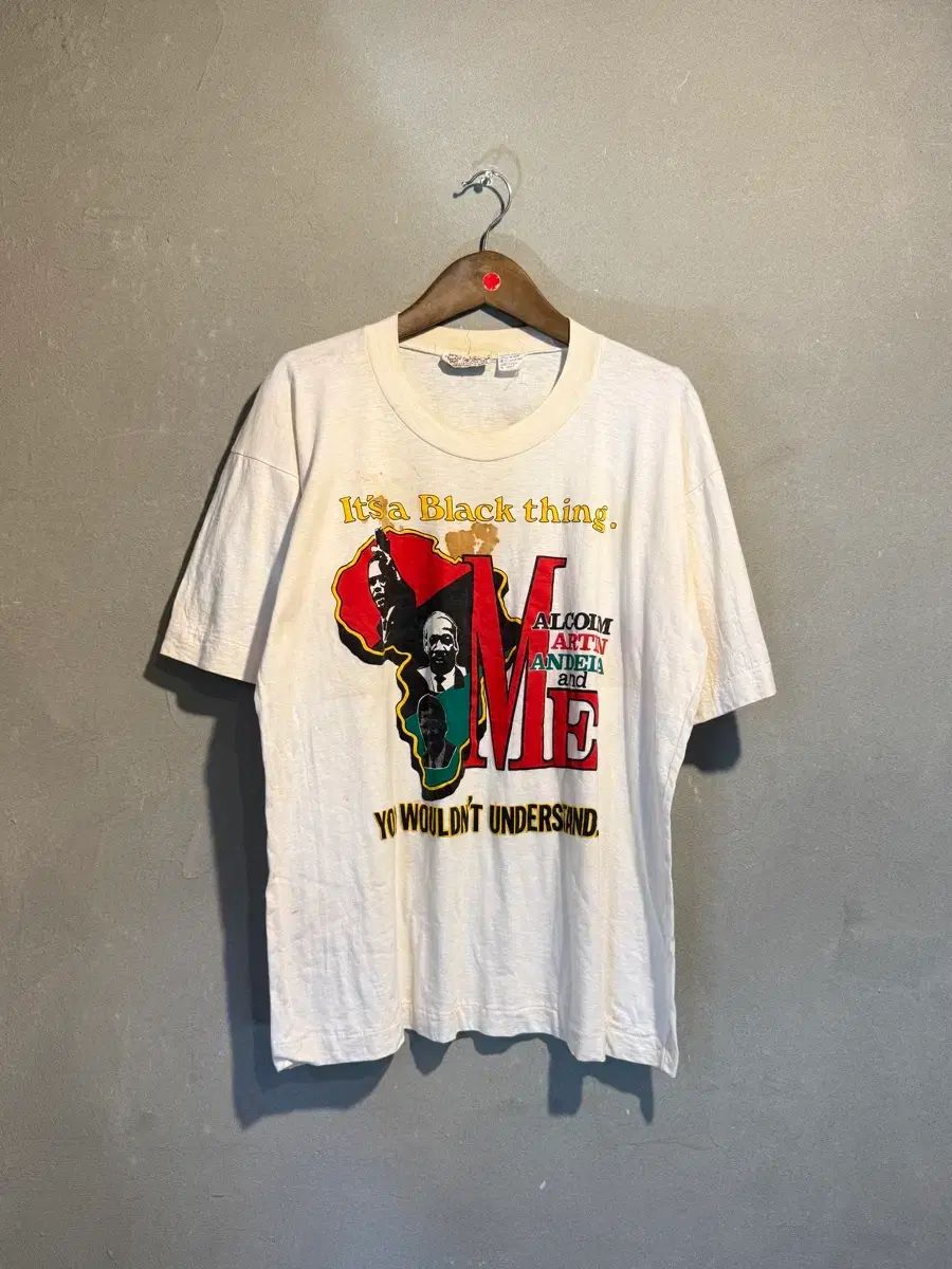 90s マルコム マーティン マンデラ ブートレッグ Tシャツ L
