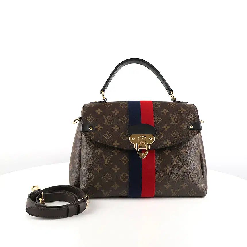 中古ブランドダオール Louis Vuitton ルイヴィトン モノグラム ジョルジュ MM トート ショルダーバッグ M43778