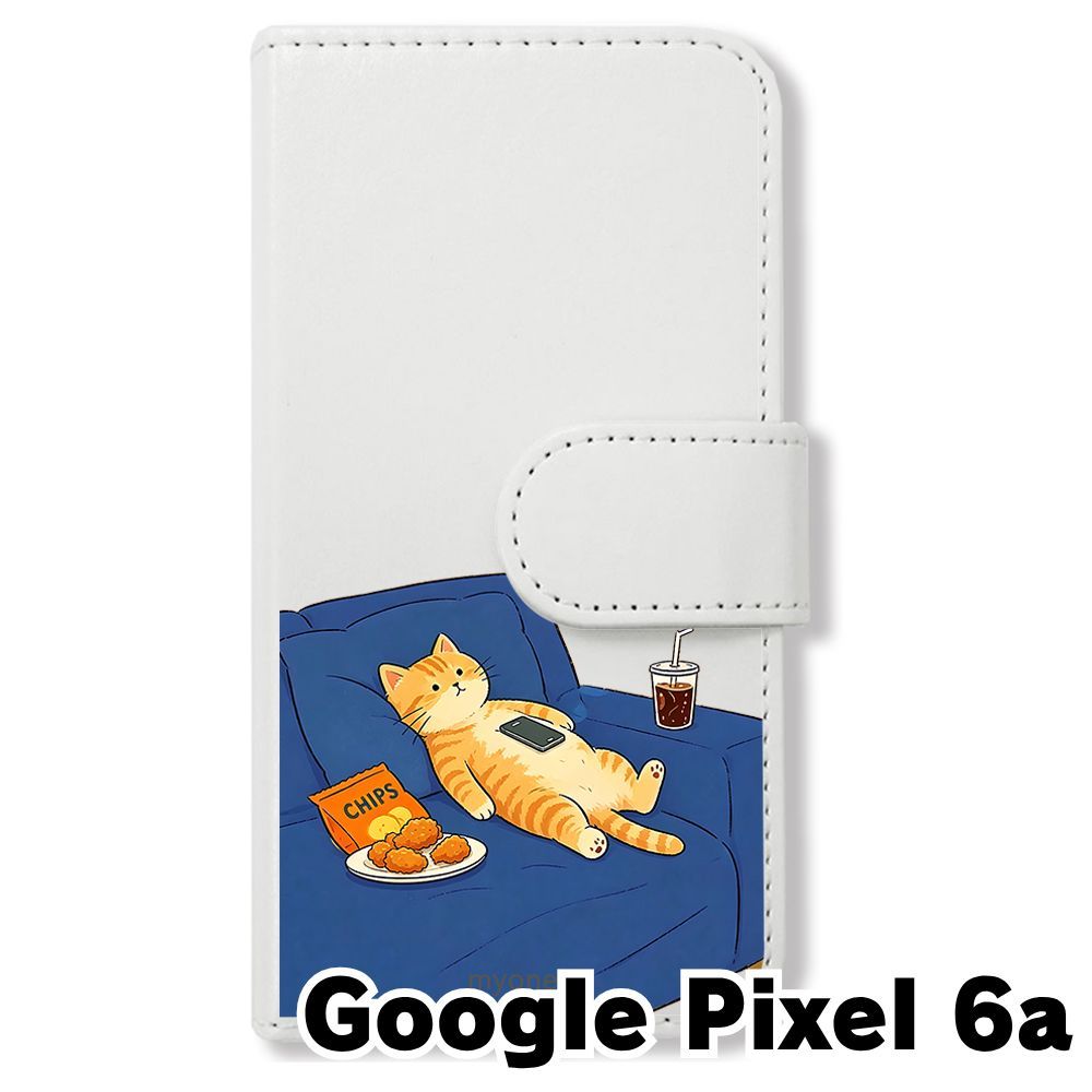 新品未使用】 Google Pixel 6a 手帳型スマホ ケース (色：ホワイト