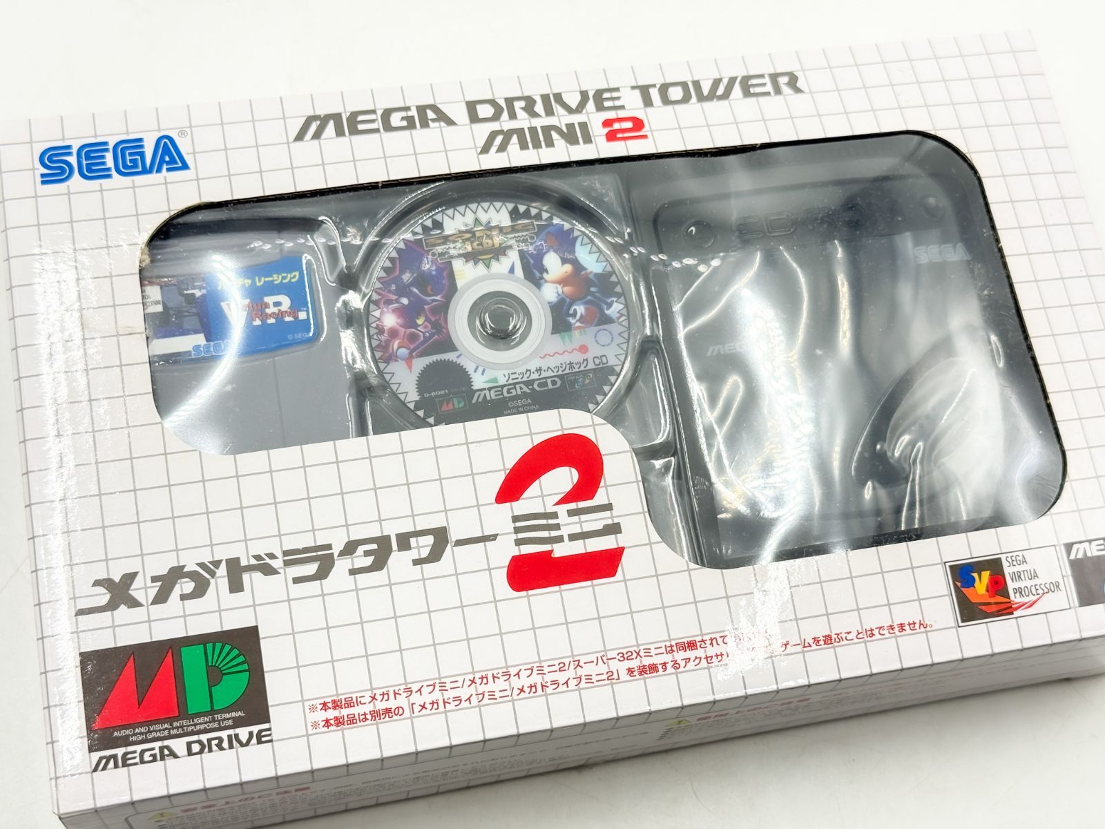 SEGA メガドライブタワーミニ2 未開封 メガCD2ミニ付属 - メルカリ