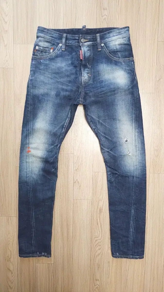 正規品 DSQUARED2 ツイスト バギーパンツ デニム 44
