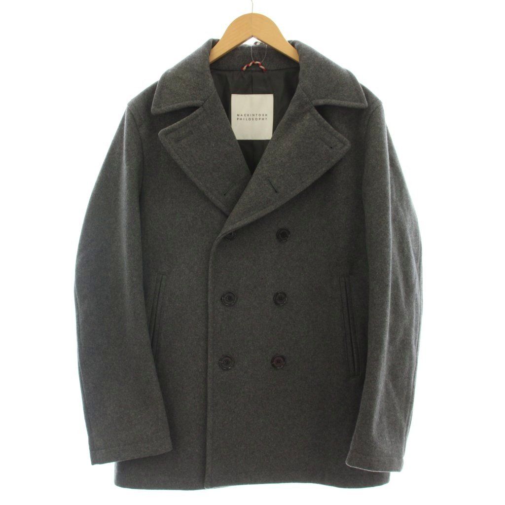 マッキントッシュフィロソフィー MACKINTOSH PHILOSOPHY Pコート ピーコート ウール混 40 グレー 6582407 /☆G