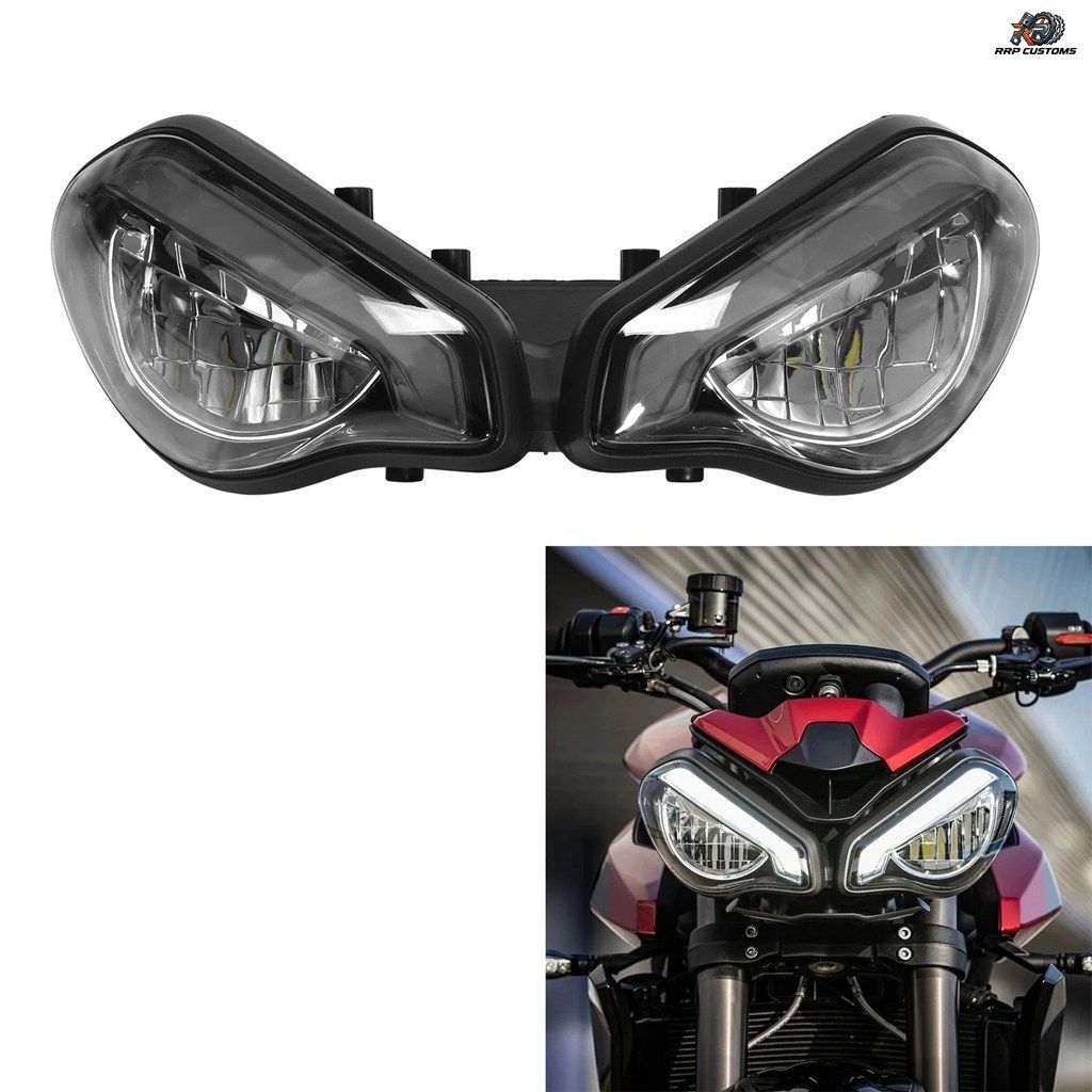 オートバイ用LEDヘッドライトアセンブリ トライアンフ ストリートトリプル 765R/RS 2023-2024 スピードトリプル 1200RS 2021-2024 ヘッドラ