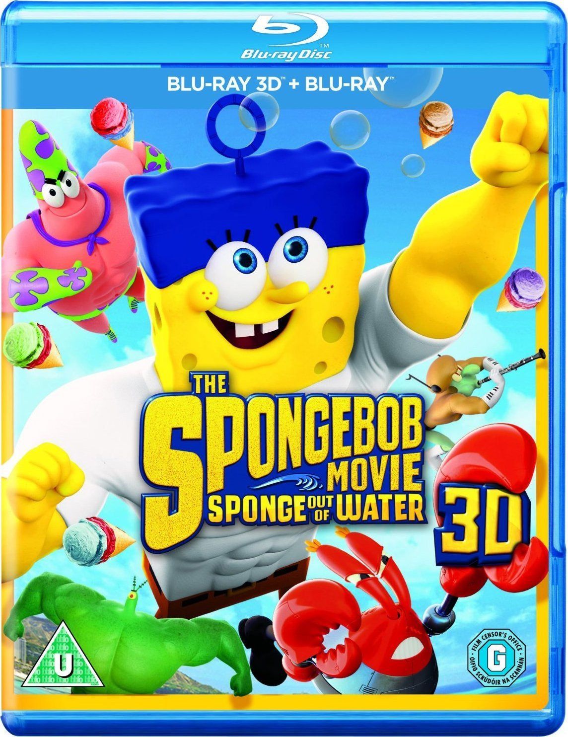 【CD】The Spongebob Movie: Sponge Out of Water [Blu-ray 3D + Blu-ray]