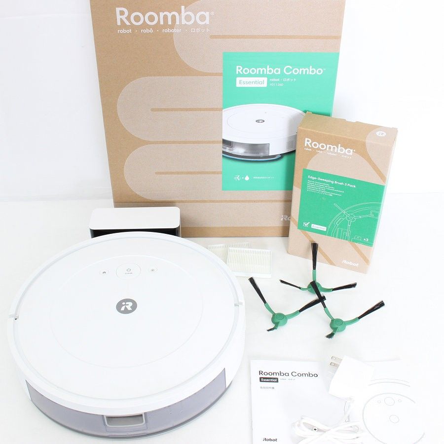 iRobot ルンバ コンボ Essential robot Y011260 ホワイト ロボット掃除