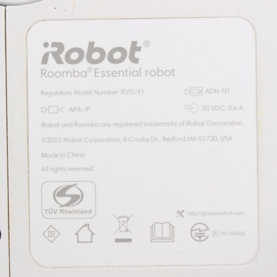 iRobot ルンバ コンボ Essential robot Y011260 ホワイト ロボット掃除
