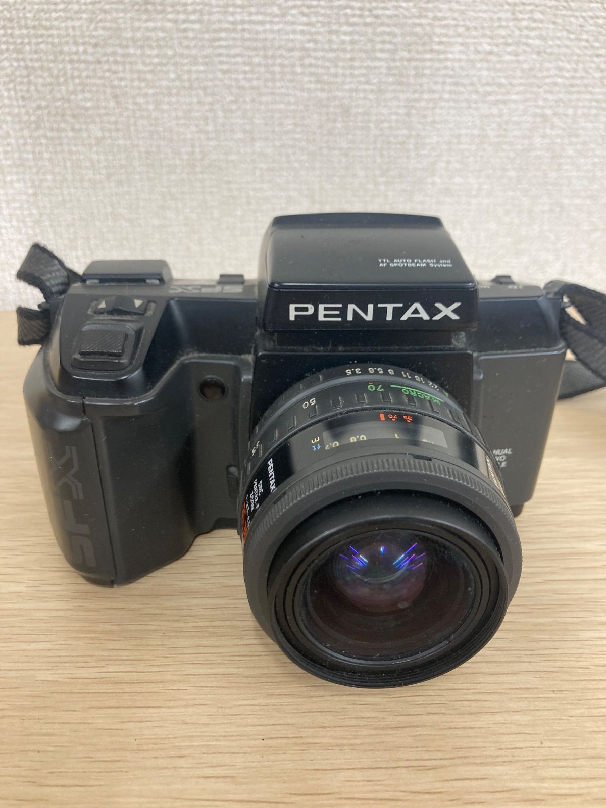 ● 【動作未確認】PENTAX SFXフィルムカメラ　レンズ付き【カメラ1】【3】