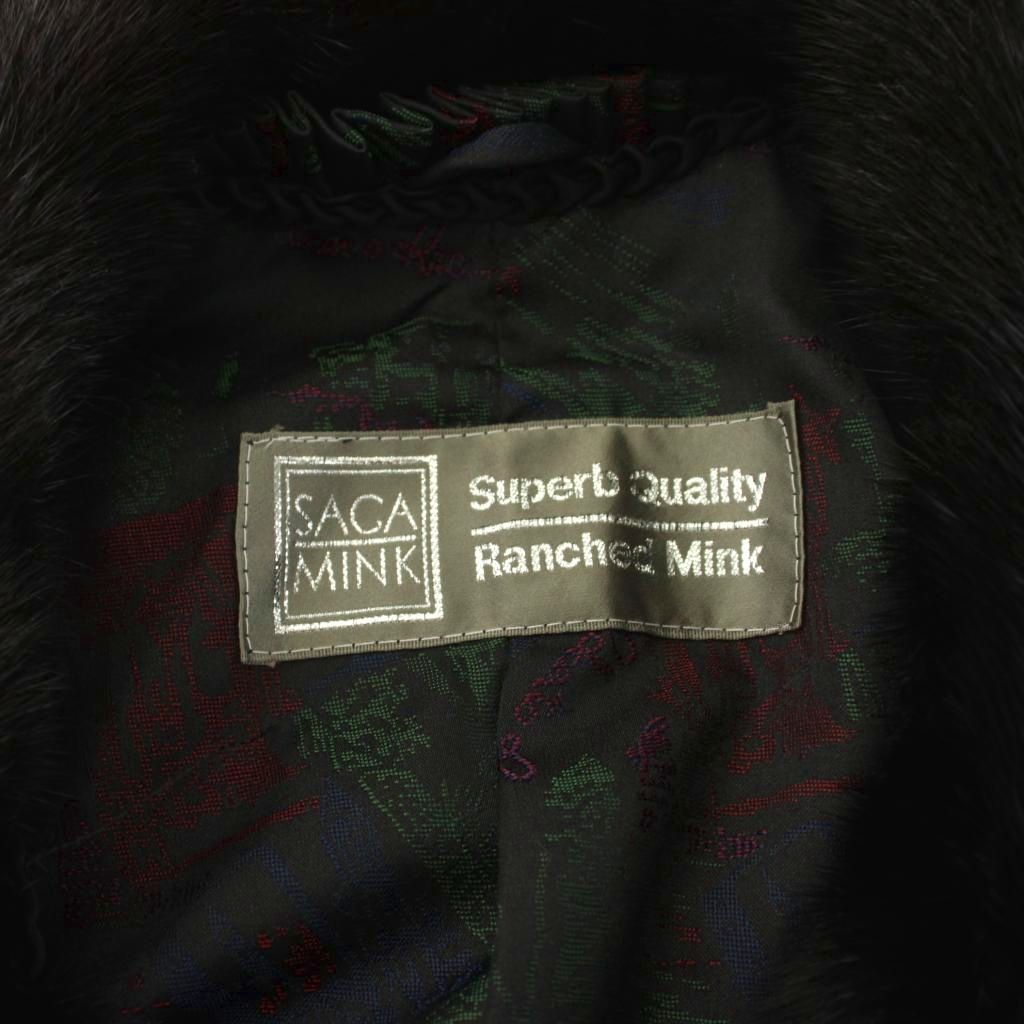 サガミンク SAGA MINK Roberto Ricci 銀サガ ミンクファーコート 毛皮
