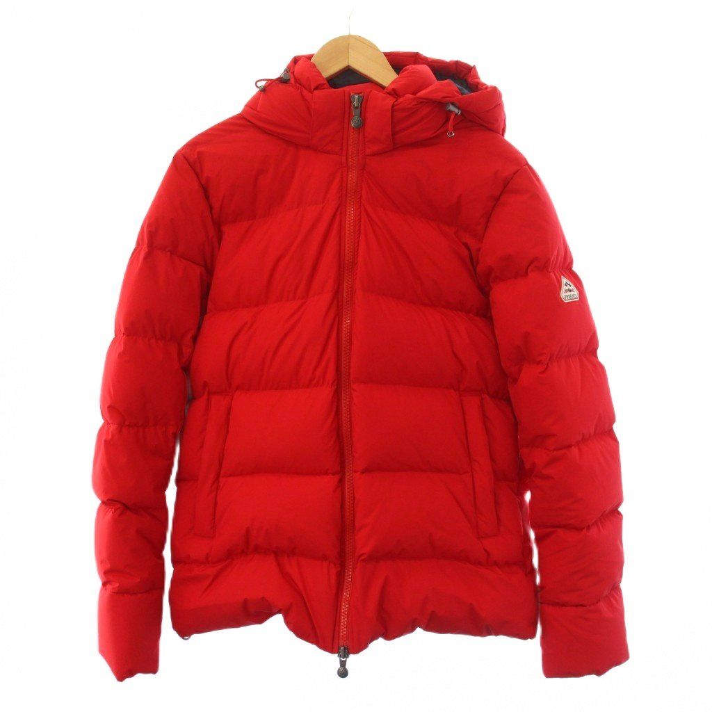 ピレネックス Pyrenex SPOUTNIC MINI RIPSTOP ダウンジャケット ジップアップ フード L 赤 W22P2 /BM