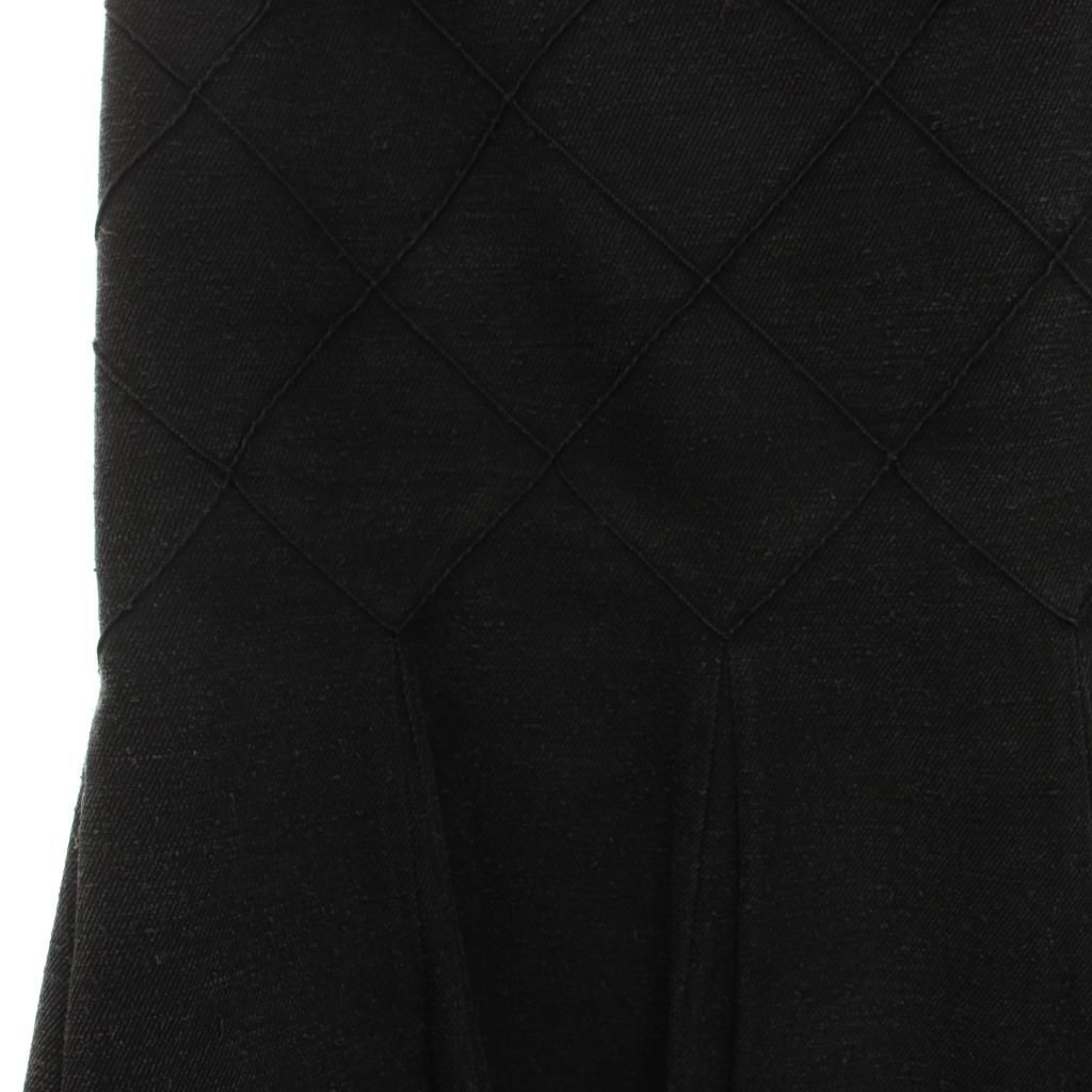 シャネル CHANEL 06P 2006年製 シルクスカート ひざ丈 フレア