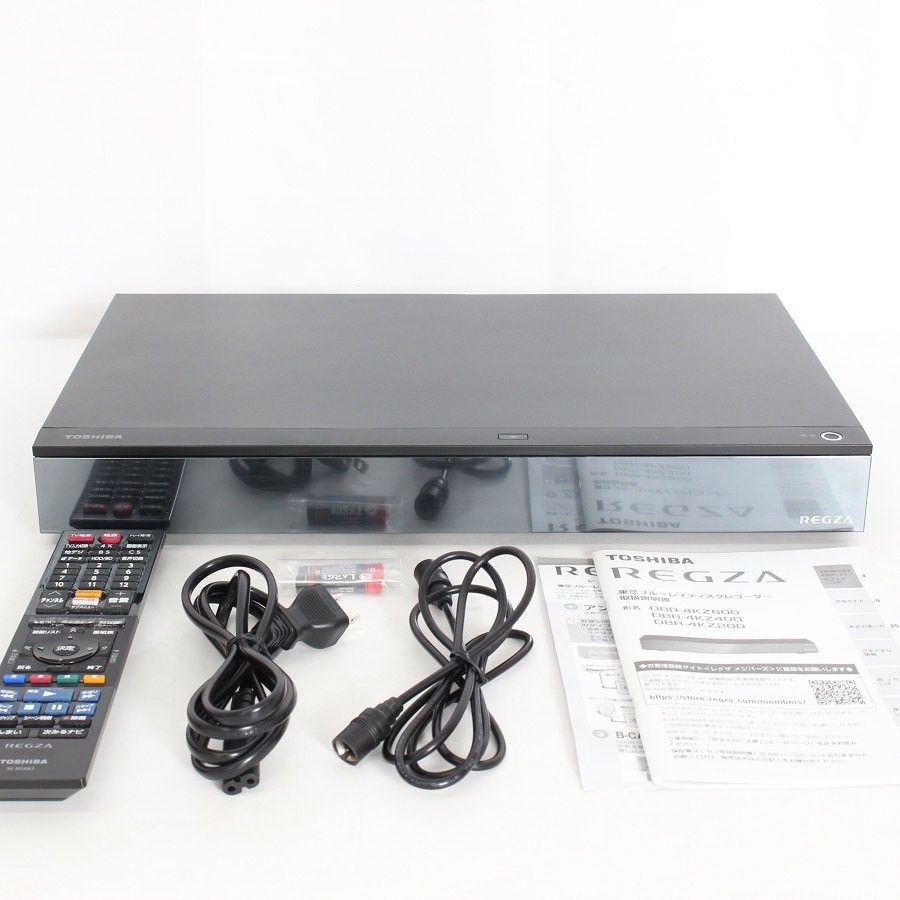 東芝 4K REGZAブルーレイ DBR-4KZ200 全自動録画対応 2TB ブルーレイレコーダー レグザ TOSHIBA 本体