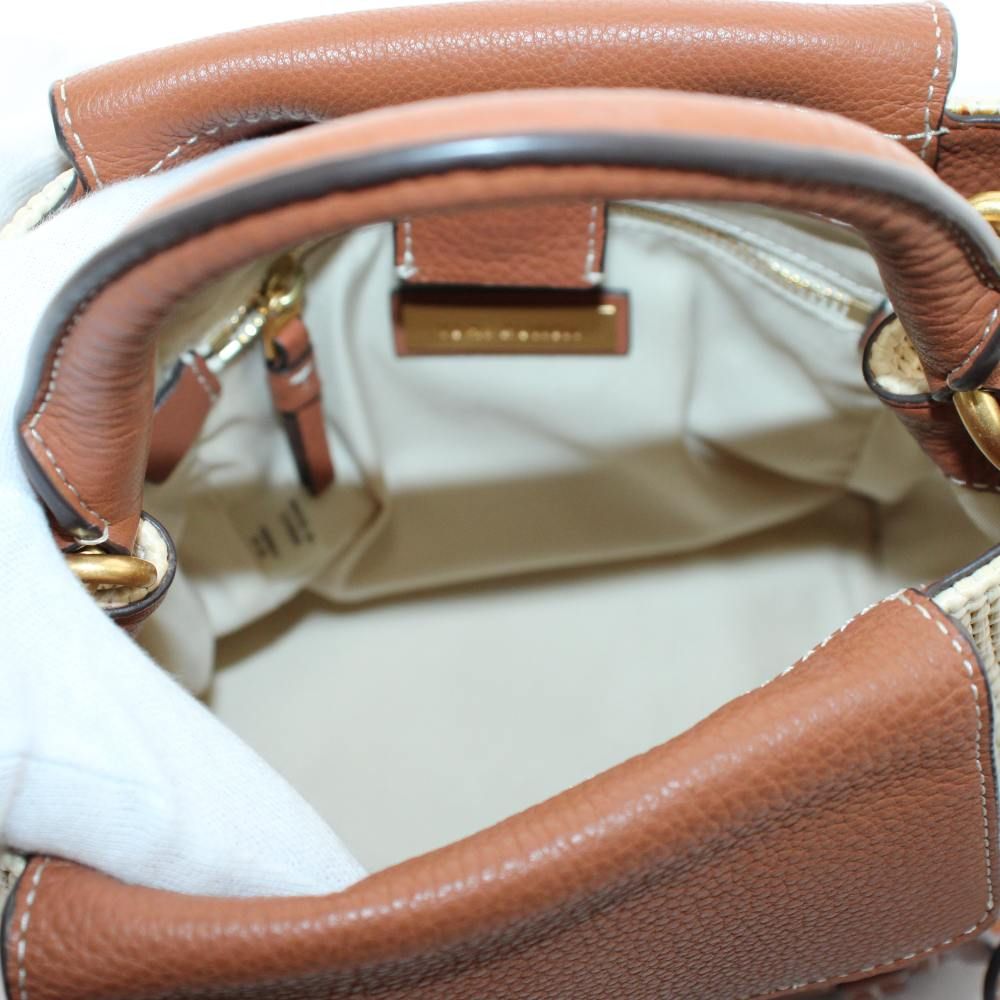 トリーバーチ TORY BURCH ハーフ ムーン ストロー Half Moon Straw 