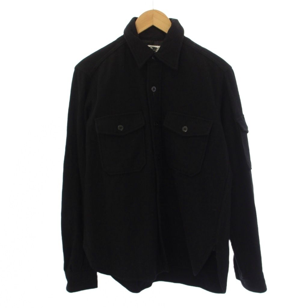 エンジニアードガーメンツ Engineered Garments シャツ 長袖 ウール ナイロン S 黒 /BM