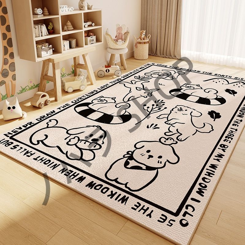 200*300cm/多機能使用/カーペット/滑り止め付き /ラグ マット /ベッドルーム リビングルーム 寝室の部屋 /マット/カーペット/ #E114